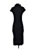 Max Studio Solid Black Casual Dress Size S - photo 2