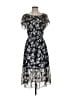 Moon River 100% Polyester Floral Blue Cocktail Dress Size S - photo 1