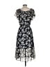 Moon River 100% Polyester Floral Blue Cocktail Dress Size S - photo 2