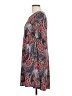 SJS Paisley Burgundy Casual Dress Size L - photo 5
