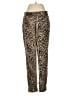WAYF Animal Print Black Gold Casual Pants Size M - photo 1
