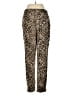 WAYF Animal Print Black Gold Casual Pants Size M - photo 2