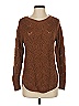 Sonoma Goods for Life Chevron-herringbone Brown Pullover Sweater Size S - photo 1