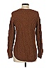 Sonoma Goods for Life Chevron-herringbone Brown Pullover Sweater Size S - photo 2