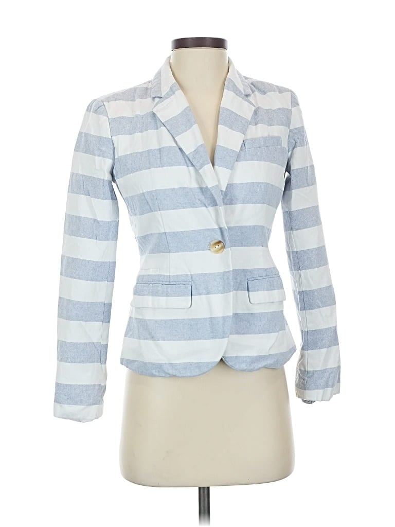 Pre-owned Merona Blazer Jacket In Blue