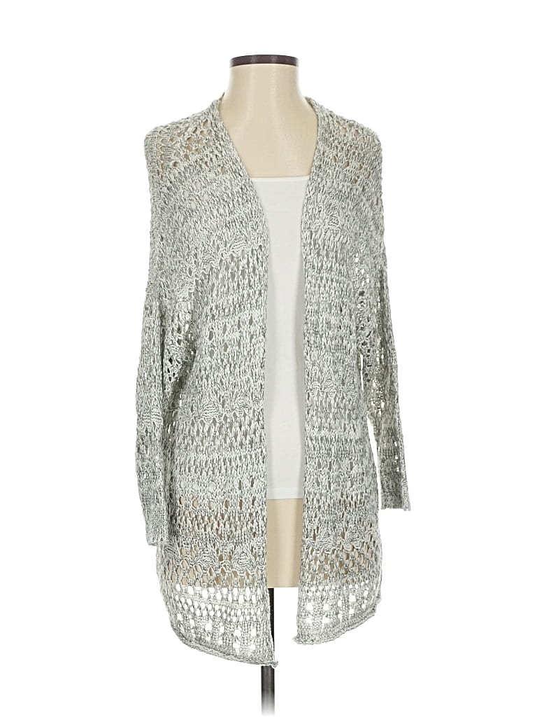 Pre-owned Dreamers Cardigan Sweater In Silver
