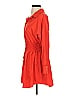 Unbranded 100% Polyester Orange Casual Dress Size S - photo 5