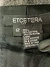 Etcetera 100% Acetate Black Dress Pants Size 12 - photo 3