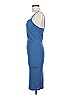 Assorted Brands Solid Blue Casual Dress Size M - photo 5