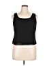 J.R. Nites by Caliendo 100% Polyester Black Sleeveless Top Size 14 - photo 1