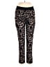 Boston Proper Animal Print Black Casual Pants Size 8 - photo 1
