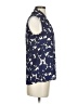 Banana Republic 100% Polyester Blue Sleeveless Blouse Size 0 - photo 4