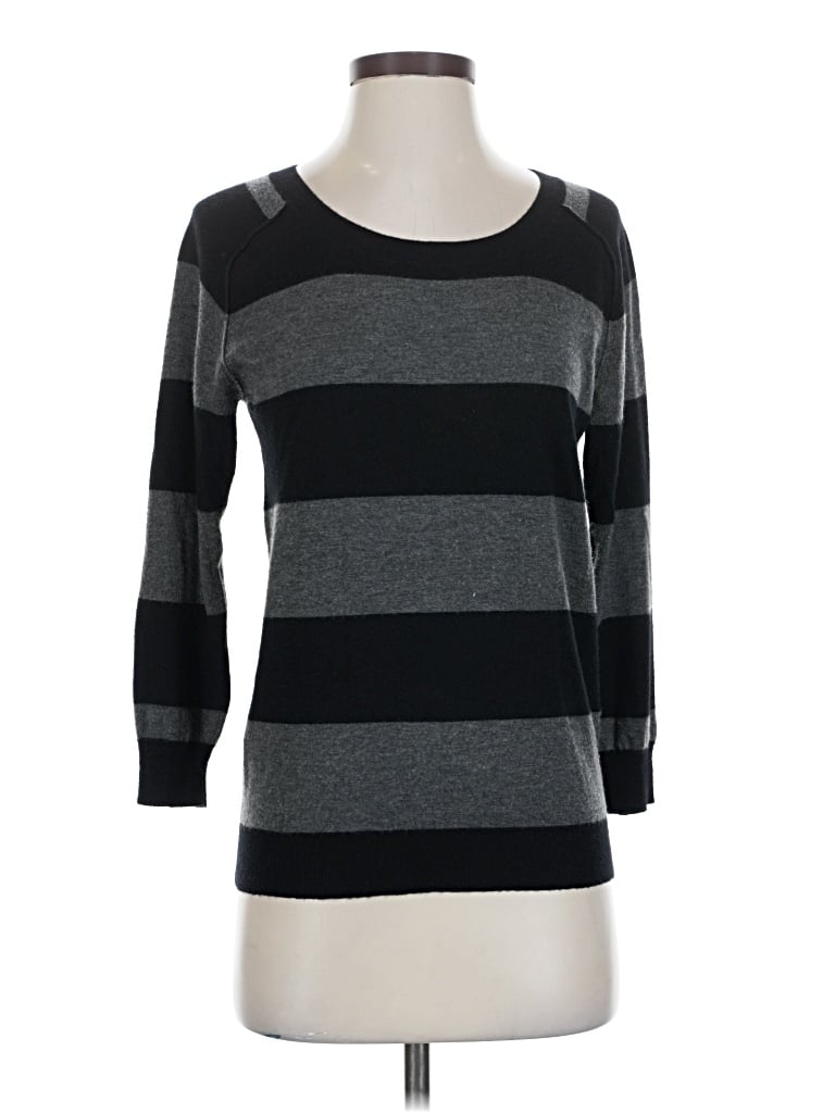 Pre-owned Joie 3/4 Sleeve T-shirt In Gray