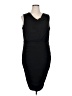 Express Solid Black Cocktail Dress Size XL - photo 1