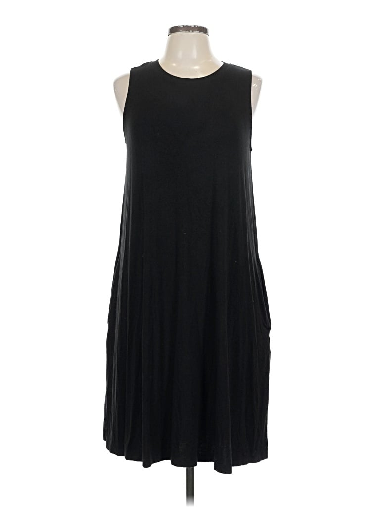 Pre-owned Time And Tru Casual Dress In Black