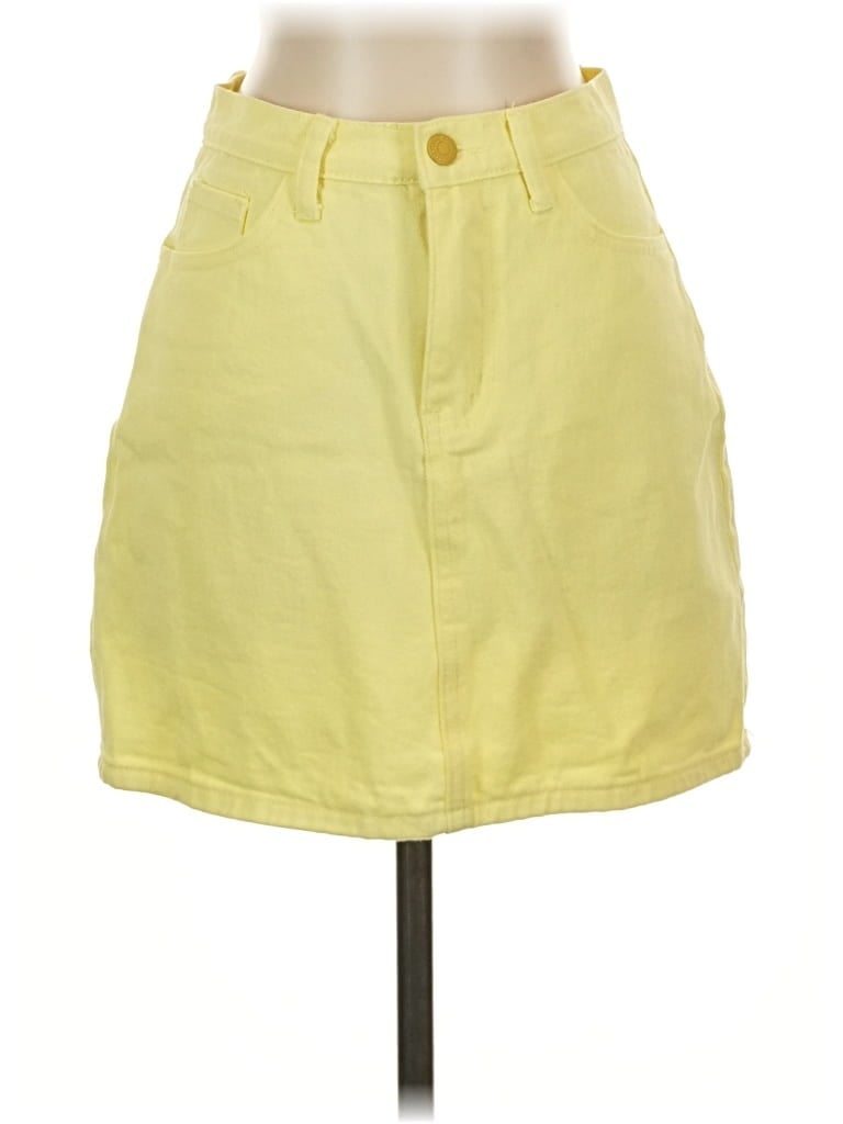 Pre-owned Cider Casual Skirt In Yellow