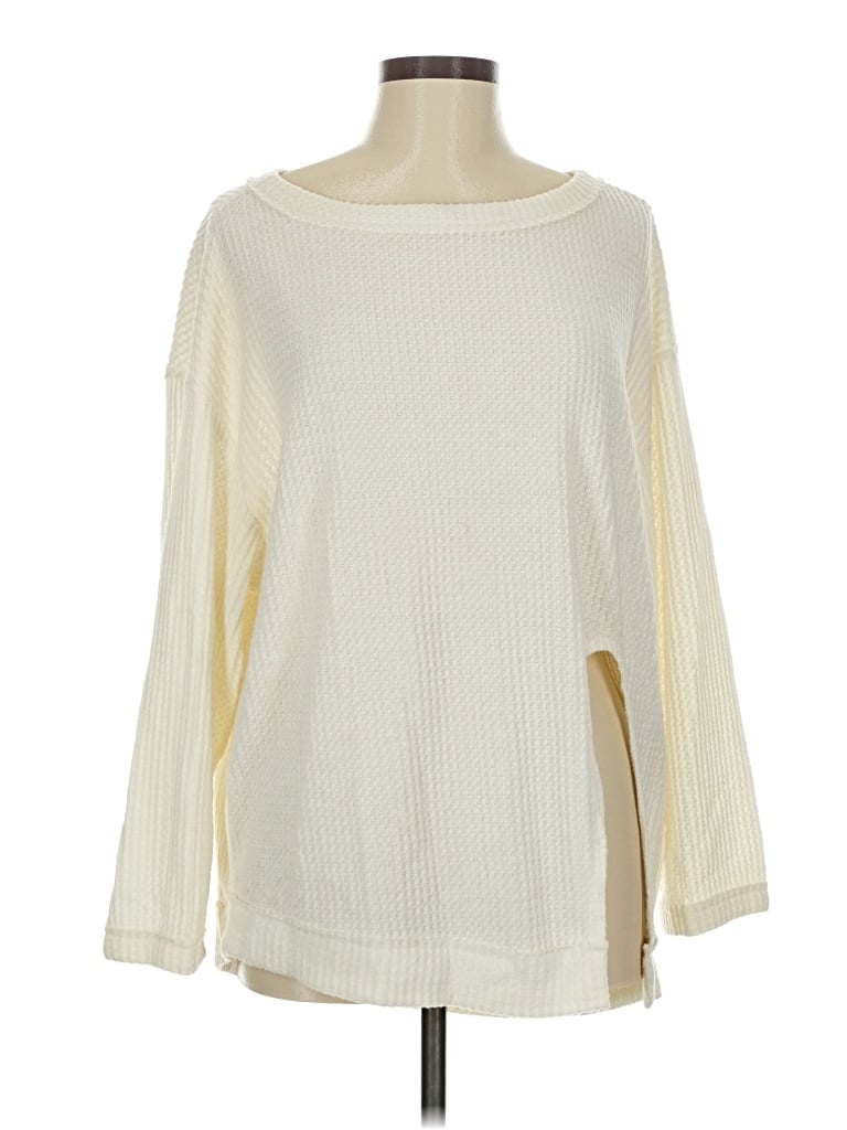 Pre-owned Out From Under Pullover Sweater In White