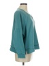 Pink Lily Teal Pullover Sweater Size M - photo 4
