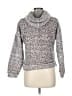 Almost Famous Animal Print Silver Pullover Sweater Size L - photo 2