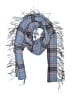 Unbranded Plaid Blue Scarf One size - photo 1