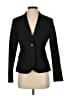 New York & Company 100% Polyester Black Blazer Size 2 - photo 1