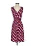 Donna Morgan Print Red Casual Dress Size 2 - photo 1