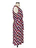 Donna Morgan Print Red Casual Dress Size 2 - photo 4