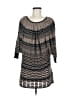 Max Studio Chevron-herringbone Gray Casual Dress Size M - photo 1