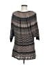 Max Studio Chevron-herringbone Gray Casual Dress Size M - photo 2