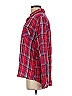 Michael Farrell 100% Cotton Plaid Red Long Sleeve Button-Down Shirt Size S - photo 5