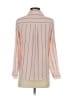 Express Stripes Pink Long Sleeve Blouse Size XS - photo 2