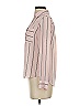 Express Stripes Pink Long Sleeve Blouse Size XS - photo 5