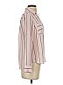 Express Stripes Pink Long Sleeve Blouse Size XS - photo 4