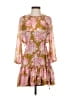 Likely 100% Polyester Paisley Pink Casual Dress Size 0 - photo 1