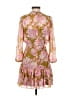 Likely 100% Polyester Paisley Pink Casual Dress Size 0 - photo 2