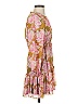 Likely 100% Polyester Paisley Pink Casual Dress Size 0 - photo 4