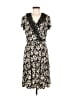 DressBarn Paisley Black Cocktail Dress Size 8 - photo 1