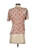 Eva Franco Orange Short Sleeve Blouse Size S - photo 2