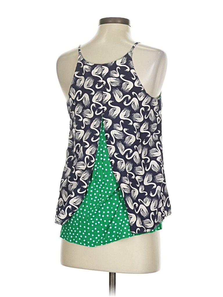 Pre-owned Porridge Sleeveless Blouse In Green