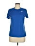 Nike 100% Polyester Blue Active T-Shirt Size M - photo 1