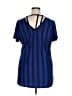 Diana Belle Blue Short Sleeve Blouse Size 1X - photo 2