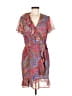 W by Worth 100% Polyester Paisley Blue Casual Dress Size 6 - photo 1