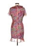 W by Worth 100% Polyester Paisley Blue Casual Dress Size 6 - photo 2