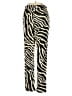 AnaClare Animal Print Black Casual Pants Size XS - photo 2