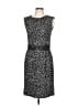 Dana Buchman Animal Print Gray Cocktail Dress Size 10 - photo 1