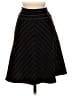 Snap Chevron-herringbone Black Casual Skirt Size 3 - photo 1
