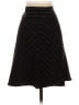 Snap Chevron-herringbone Black Casual Skirt Size 3 - photo 2