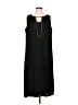 Thalia Sodi 100% Polyester Solid Black Casual Dress Size L - photo 1