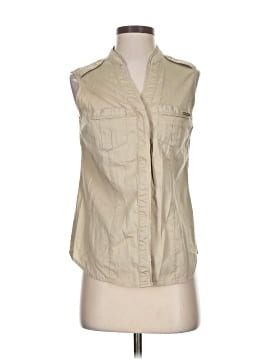 Michael Michael Kors Sleeveless Button Down Shirt