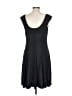 Connected Apparel Solid Black Casual Dress Size 12 - photo 2